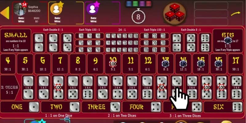 Hướng dẫn cách tham gia game Sicbo livestream cho newbie
